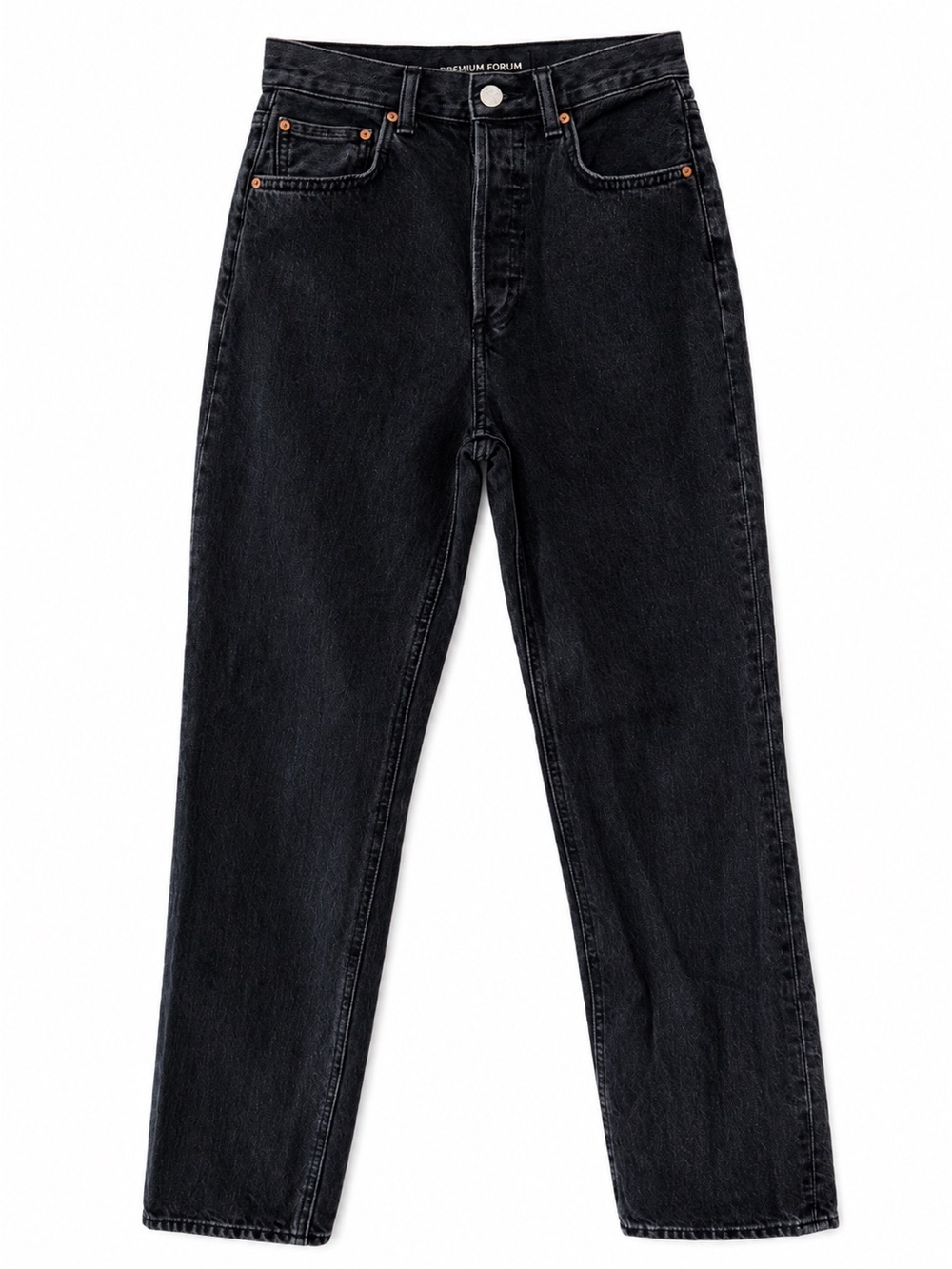 Denim Forum The Joni High Rise Loose Jeans Black Size 23